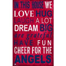 Fan Creations Los Angeles Angels In This House Sign Board