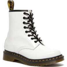 38 ⅓ - Unisex Boots Dr. Martens 1460W Lamper Patent - White