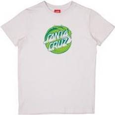 Santa Cruz Wave Dot T-shirts - White