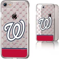 Strategic Printing Washington Nationals iPhone 6/6s/7/8 Logo Stripe Clear Case