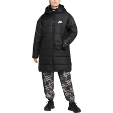 Loose Jackets Nike Sportswear Therma-FIT Repel Synthetic-Fill Hooded Parka Women's - Black/White