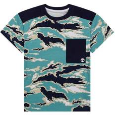 Camouflage T-shirts Children's Clothing Timberland T-shirt - Navy Camo
