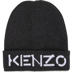 Kenzo Beanies Kenzo Kid's Knit Beanie - Dark Grey (K51018-65)