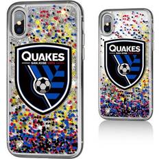 Strategic Printing San Jose Earthquakes Confetti Glitter iPhone X/XS Case