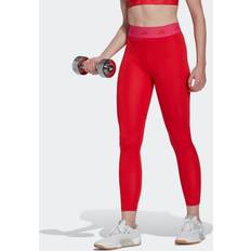 Red - Women Tights Adidas Techfit 7/8 Tights