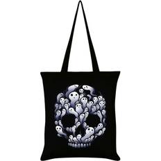 Grindstore Skull Tote Bag (One Size) (Black/White)