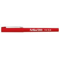 Artline 200 Pens Red Packed AR83027