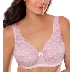 Amoureuse Embroidered Underwire Bra - Sunset Mauve Pink