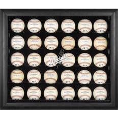 Fanatics Los Angeles Dodgers Logo Black Framed 30-Ball Display Case