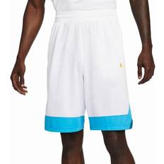 Nike Dri-Fit Icon Basketball Shorts Men - White Boarder Blue