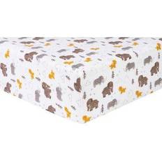 Trend Lab Woolly Friends Flannel Fitted Crib Sheet 28x52"