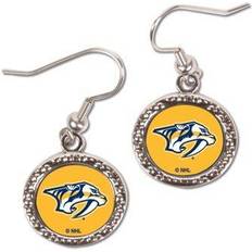 WinCraft Women's Nashville Predators Round Dangle Earrings