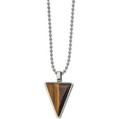 Mens Gentlemen's Classics(tm) Triangle Tiger's Eye Necklace