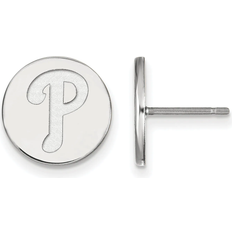 LogoArt Philadelphia Phillies Small Disc Earrings - Silver