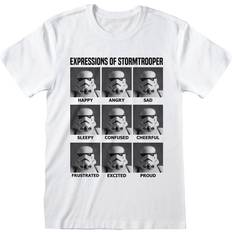 Star Wars Unisex Adult Expressions Of Stormtrooper T-Shirt (White)