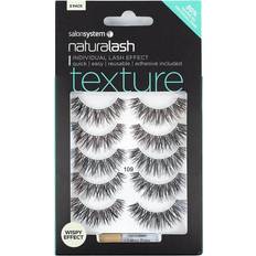 Salon System Reusable Eyelashes Multipack Latex Free Adhesive Included No.109