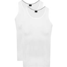 Hugo Boss Tank Tops Hugo Boss Two-pack of stretch-cotton underwear T-shirts with logo