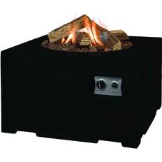 Norfolk Leisure Small Square Black Cocoon Firepit
