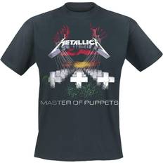 Red - Women T-shirts Metallica Men's Master of Puppets Photo_Men_BL_TS:2XL Regular Fit Crew Neck Short Sleeve T Shirt, (Black Black) (Manufacturer Size:XX-Large)