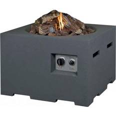 Norfolk Leisure Small Square Grey Cocoon Firepit