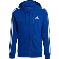 Adidas Essentials French Terry 3-Stripes Full-Zip Hoodie