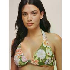 Seafolly Paradise Garden Reversible Tap Front Halterneck Bikini Top