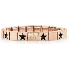 Nomination Composable Glam Girl Boss Bracelet - Rose Gold/Gold/Black