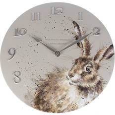 Wrendale Designs Bright Eyes Hare Wall Clock 30cm