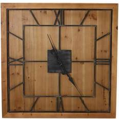 Williston Square Wooden Wall Clock 60cm