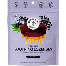 Beekeeper's Naturals Propolis Soothing Lozenges, Elderberry 14 lozenges lozenges