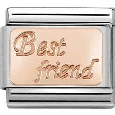 Nomination Composable Classic Link Best Friend Charm - Silver/Rose Gold