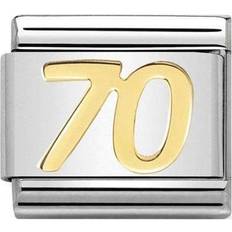 Nomination Classic 70 Charm - Silver/Gold