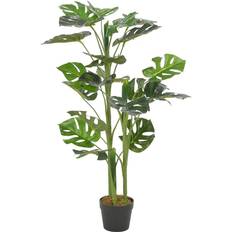 vidaXL Artificial Plant Monstera with Pot Green 100 cm Artificial Plant