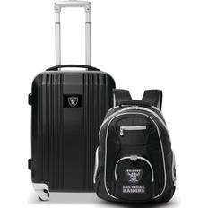 Denco NFL Oakland Raiders 2-Piece Luggage and Backpack Set