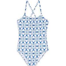 Vilebrequin Girls One-piece Swimsuit Ikat Medusa Swimwear Gim