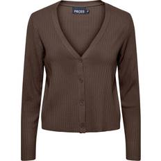 Pieces Crista Cardigan - Chicory Coffee