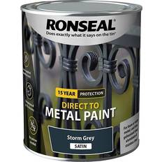 Ronseal Metal Paint Storm Grey Satin 750ml