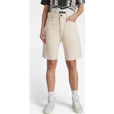 G-Star Women Shorts G-Star Women's Type relaxed boyfriend fit Bermuda shorts, White