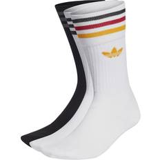 Adidas Men - Multicoloured Clothing adidas Originals Solid Crew Socks 3-pack - White/Multicolor