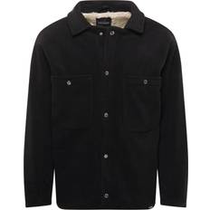 Only & Sons fleece overshirt with teddy lining in