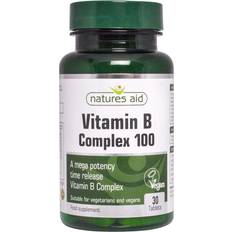 Mega mineral complex Natures Aid Mega Potency Vitamin B Complex, 30 Tablets