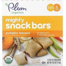 Plum Organics Tots Mighty 4 6-Pack Pumpkin Banana Essential Nutrition Bar Multi Multi 4.2 Oz