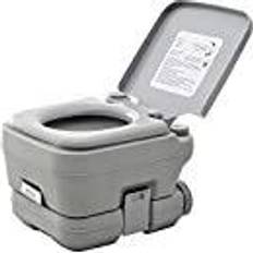 Camping Showers Homcom 10L Mobile Travel Toilet