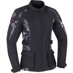 Bering April Ladies Motorcycle Textile Jacket, black-multicolored, for Women Woman