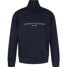 Tommy Hilfiger Mens Half-Zip Logo Sweatshirt