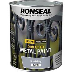 Ronseal Metal Paint Steel Grey Satin 750ml