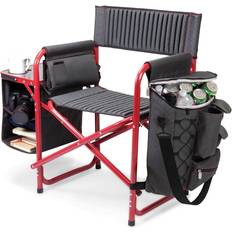 Picnic Time Oniva Red Fusion Backpack Chair with Cooler