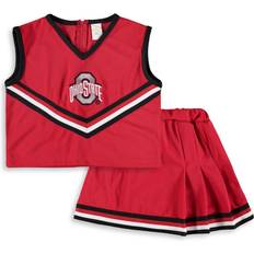 Girls Youth Scarlet Ohio State Buckeyes 2-Piece Cheer Set Scarlet