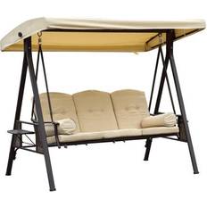Canopy Porch Swings Garden & Outdoor Furniture OutSunny 84A-069