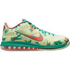 Synthetic Basketball Shoes Nike LeBron IX Low W - White Lime/Bright Mango/New Green